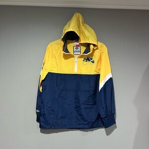 Mitchell & Ness, University of Michigan  Hooded Wind Jacket NWOT